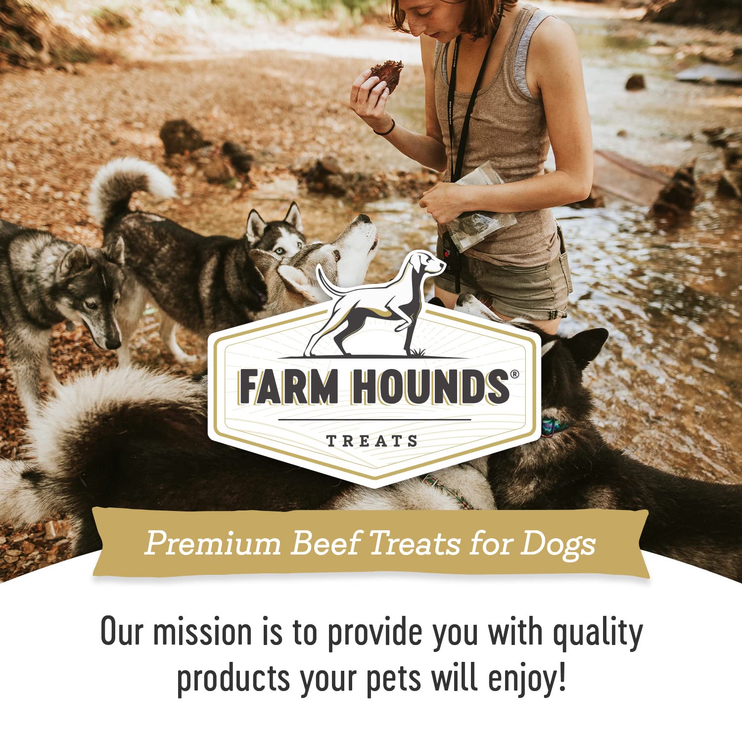 Farm Hounds Jerky Boeuf - Production USA, traçabilité et qualité locale.