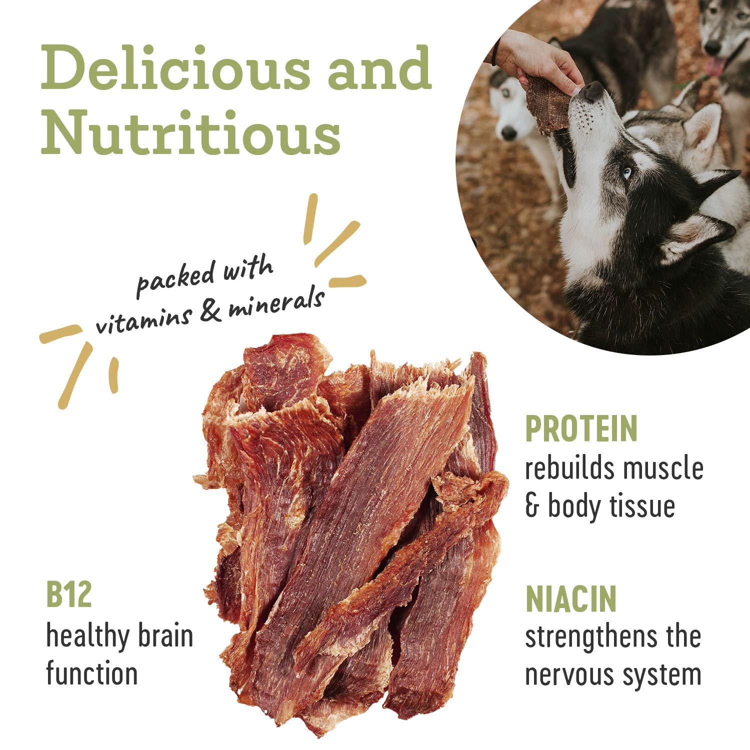 Farm Hounds - porc séché sans additifs, snack sain et simple.