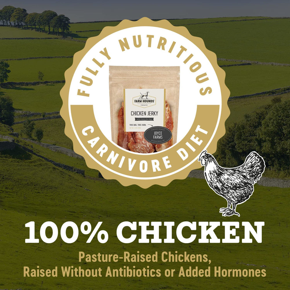 Farm Hounds Poulet Jerky – sans additifs et 100% naturel pour chiens