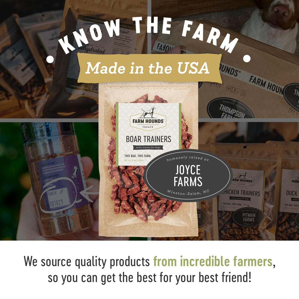 Farm Hounds sanglier-trainers: sans additifs, sans sels ni sucres ajoutés