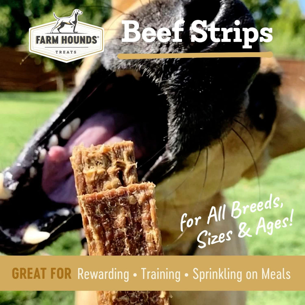 Tranches de boeuf Farm Hounds, texture déshydratée et protéinée