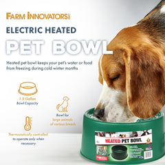 Bol en plastique durable Farm Innovators, adapté à l’extérieur et à l’intérieur.
