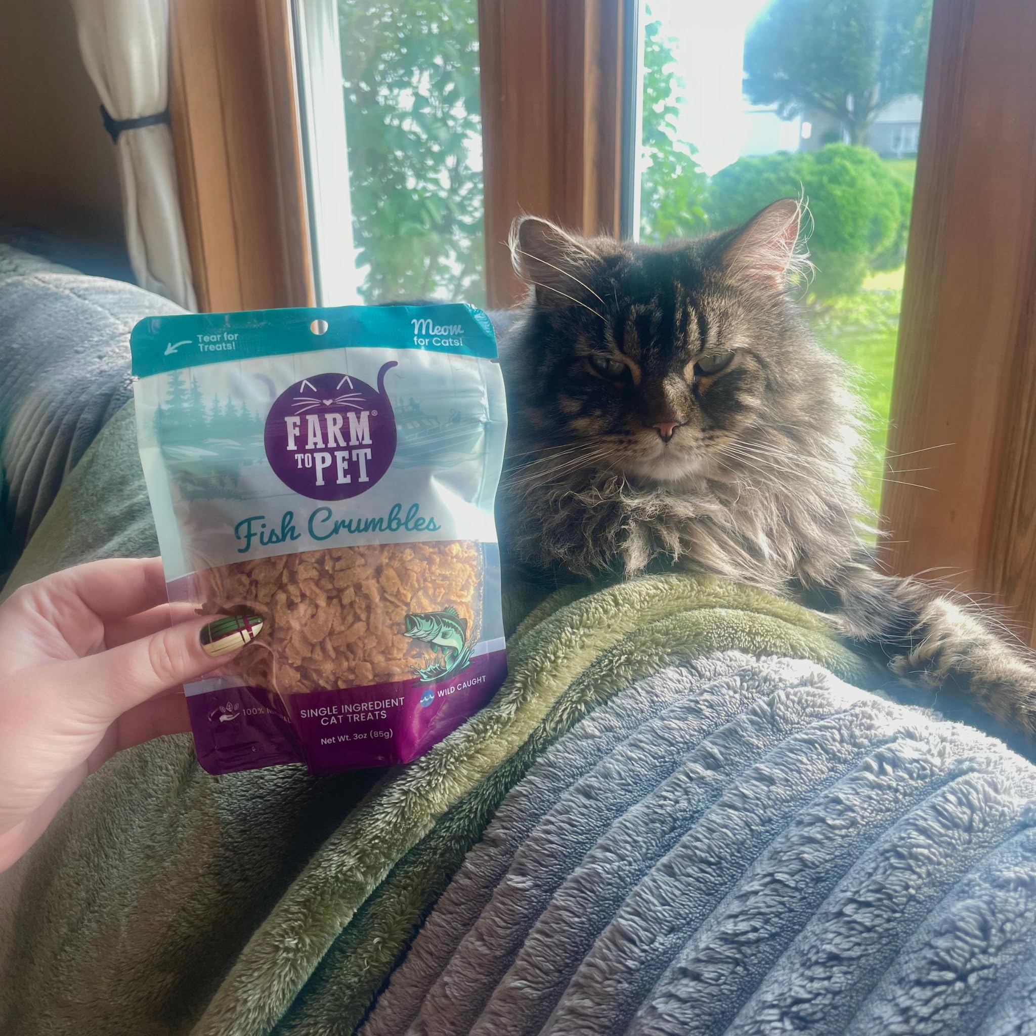 Farm To Pet friandise poisson walleye - soutien potentiel pour des dents saines