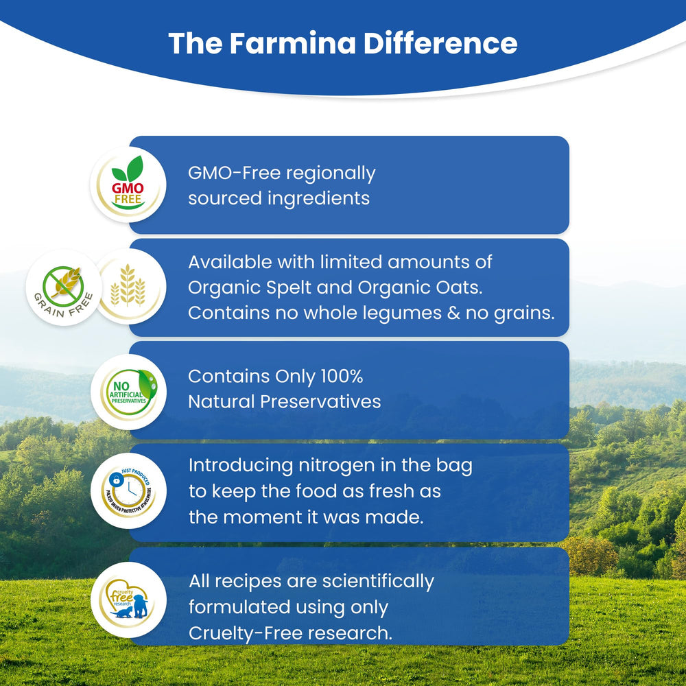 Ingrédients Orange dans Farmina N&D Ocean apportant saveur et équilibre.
