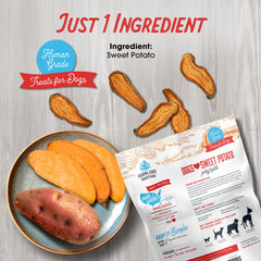 Processus-sechage-lent Farmland Traditions — saveur naturelle préservée et texture agréable pour chien.
