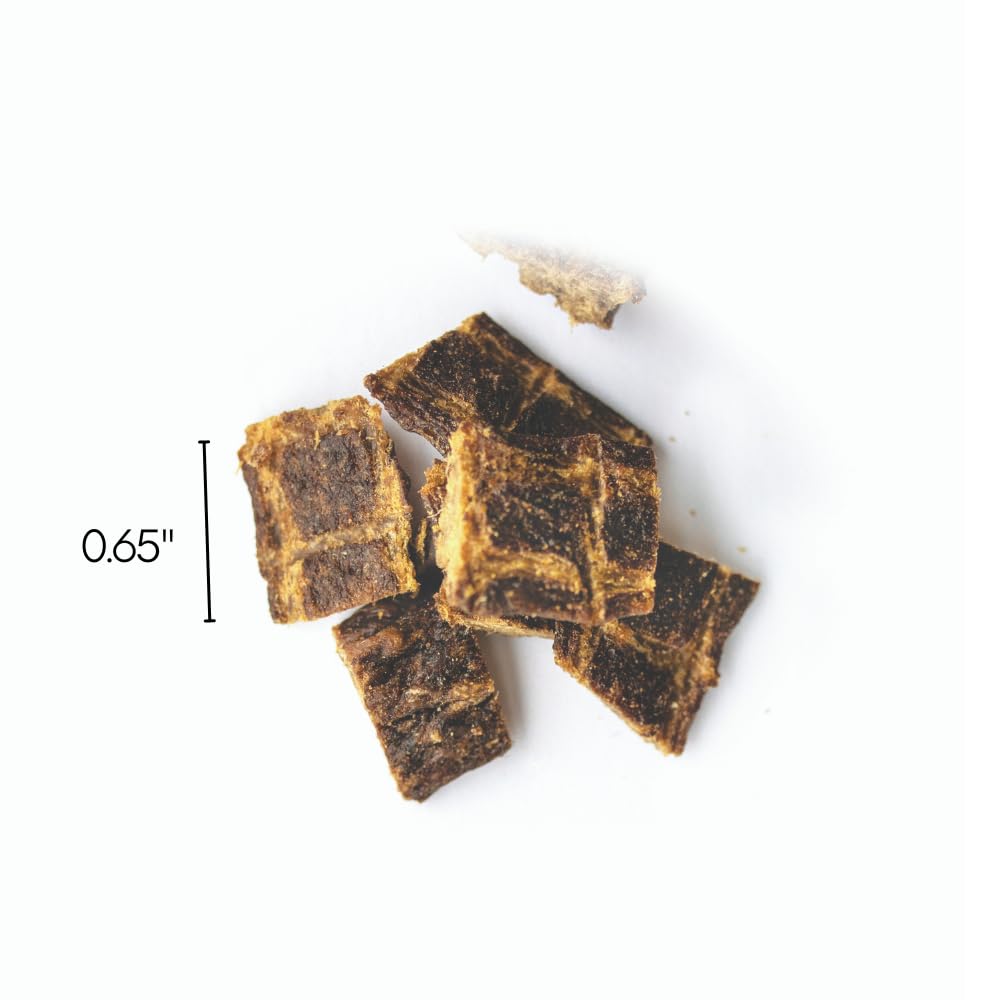 Friandises Tiny Loves Jerky, ingrédients limités pour chiens sensibles.