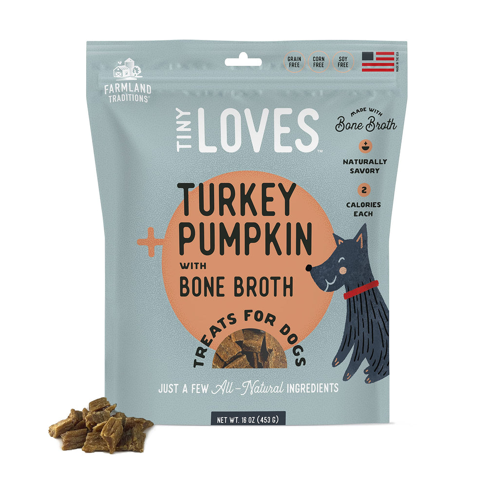 Farmland Traditions Tiny Loves Jerky Trainer – emballage pratique pour l’entraînement.