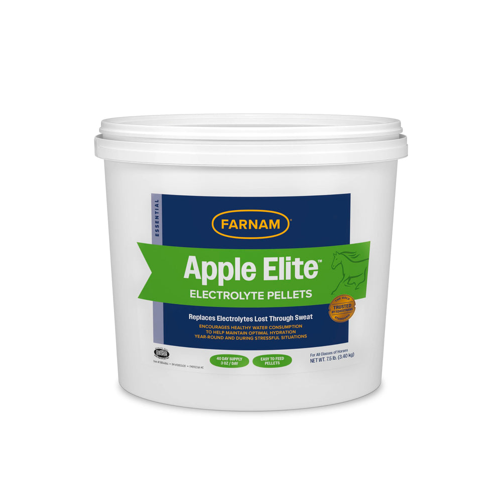 Farnam Apple Elite Pellets dans leur emballage pour une hydratation quotidienne.