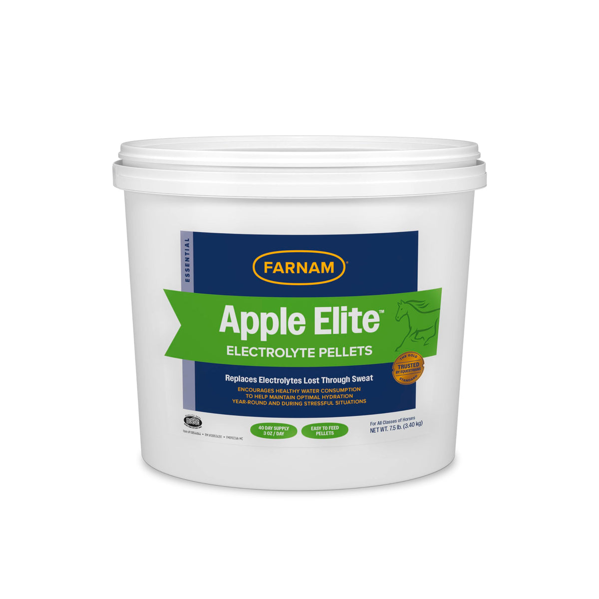 Farnam Apple Elite Pellets dans leur emballage pour une hydratation quotidienne.