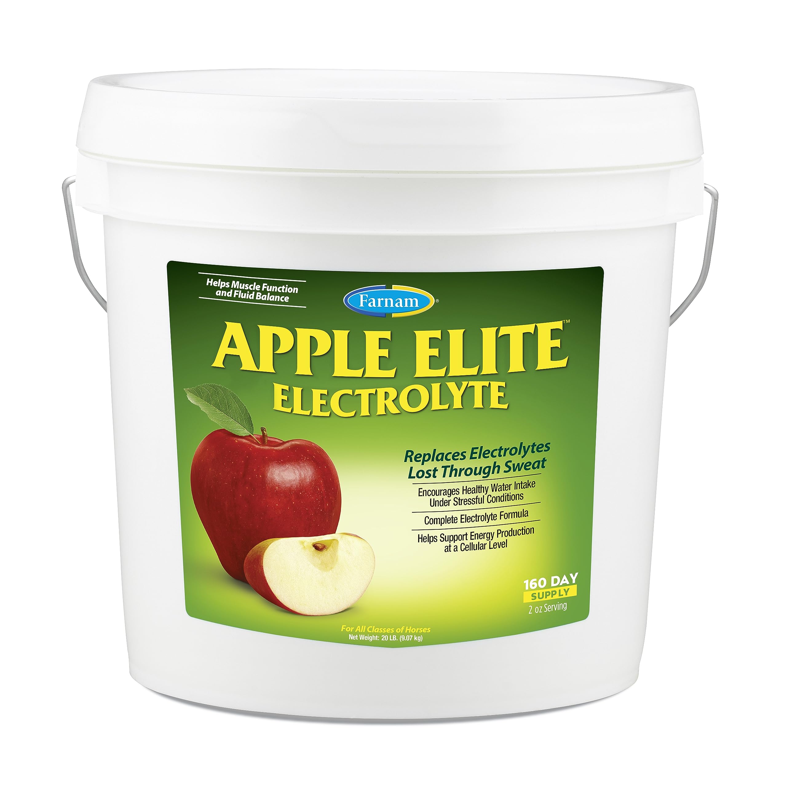 Farnam Apple Elite – emballage poudre électrolytes prête à l'emploi, pratique et fiable