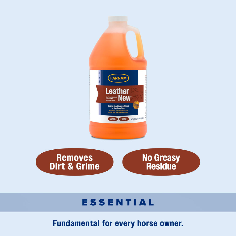Farnam Savon cuir glycérine - application simple, une étape pour nettoyer et polir.