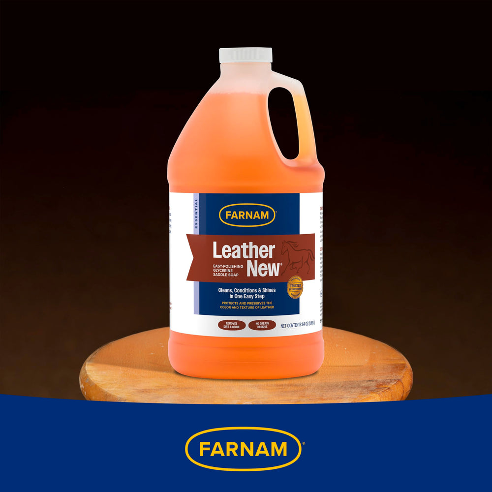 Farnam Savon cuir glycérine - contribue à la durabilité du cuir au fil du temps.