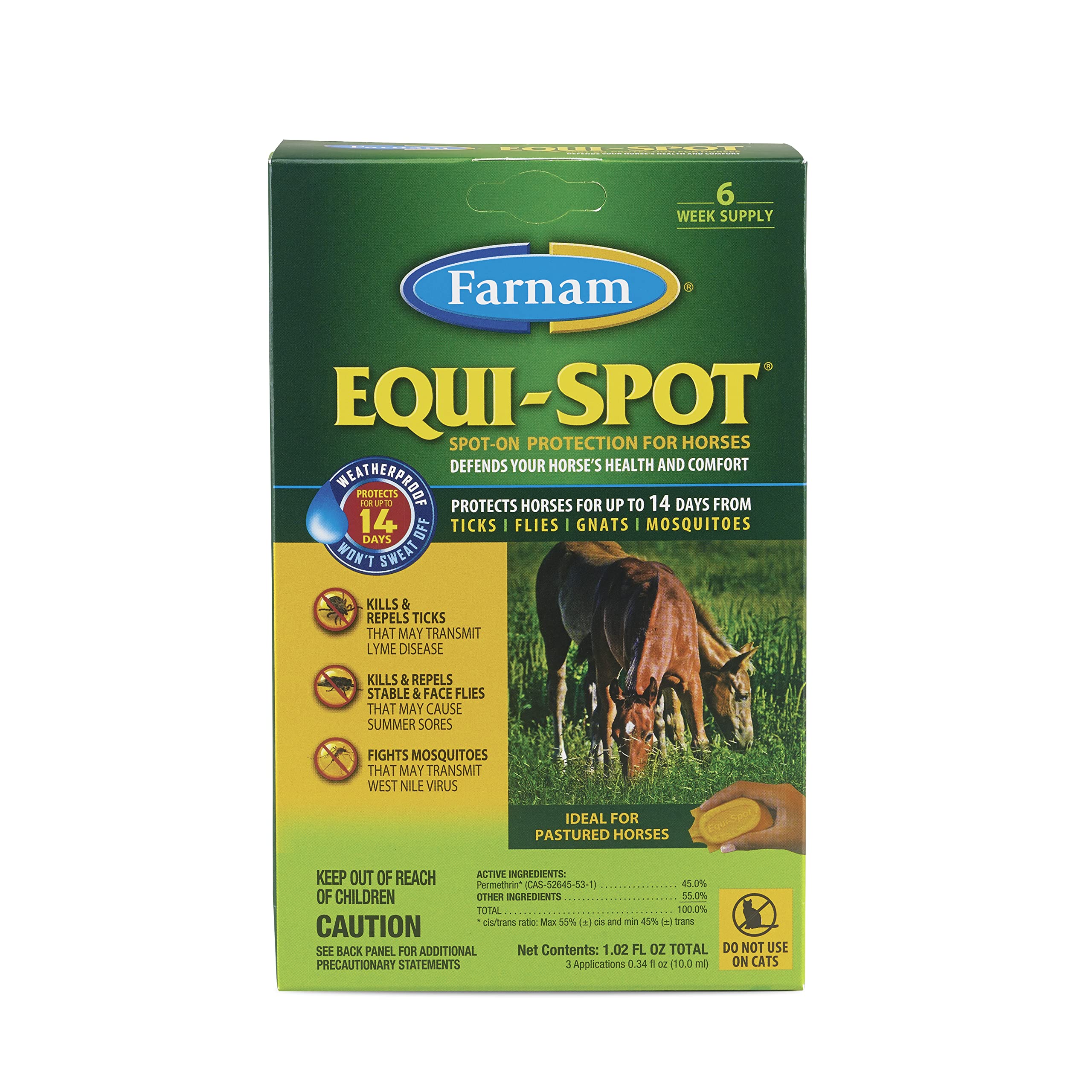 Farnam EQUI-SPOT applicateur pour une application ciblée et pratique.