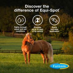Farnam EQUI-SPOT mouches: réduction des nuisances autour du cheval.