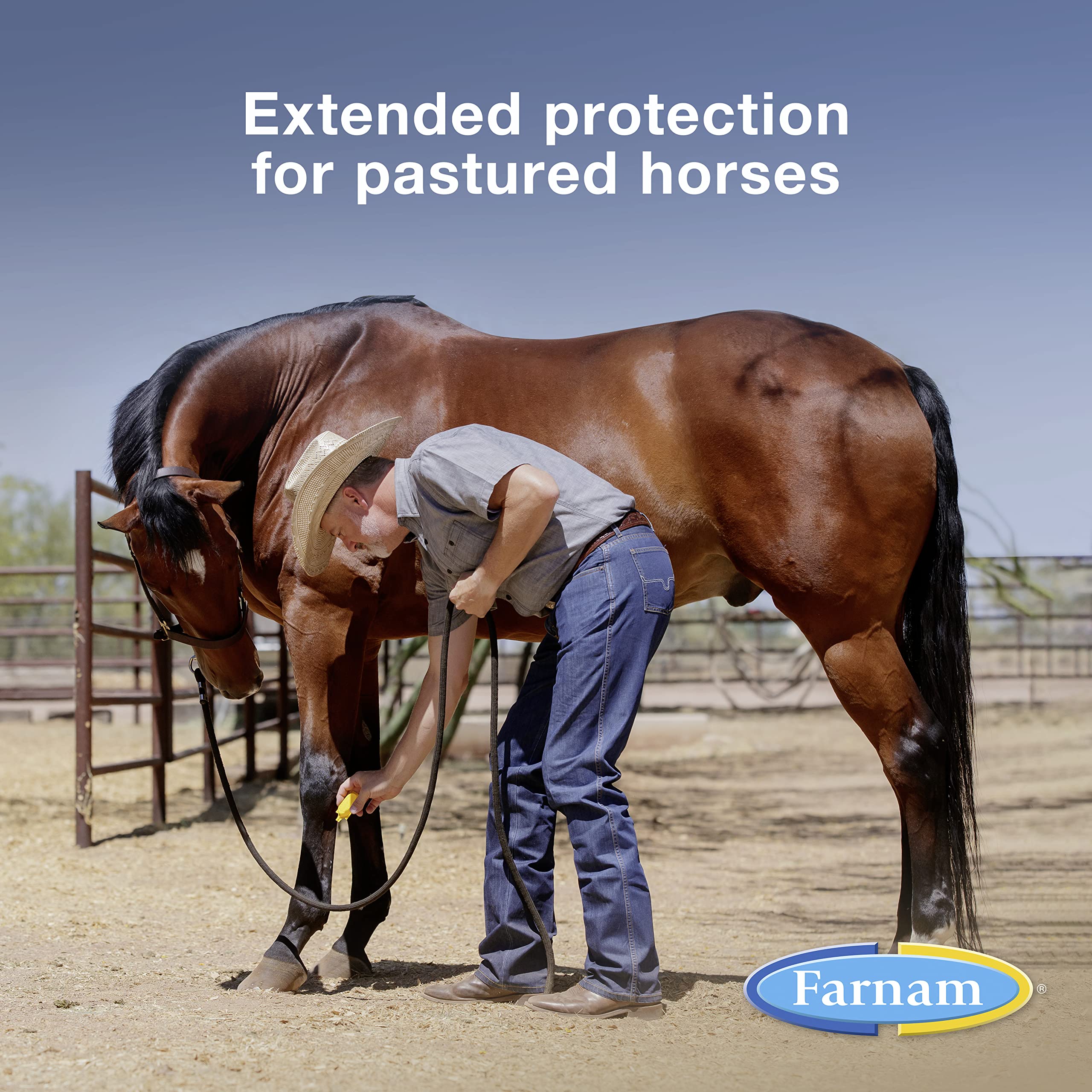 Farnam EQUI-SPOT moustiques virus du Nil occidental: réduction près des pâturages.