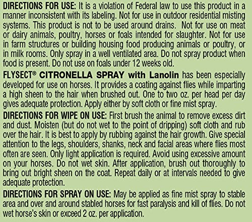 Farnam Equicare Flysect Citronella — odeur citronnée, ambiance plus agréable en écurie.