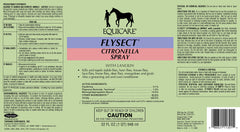 Farnam Equicare Flysect Citronella — pulvérisateur intégré pour une précision facile.