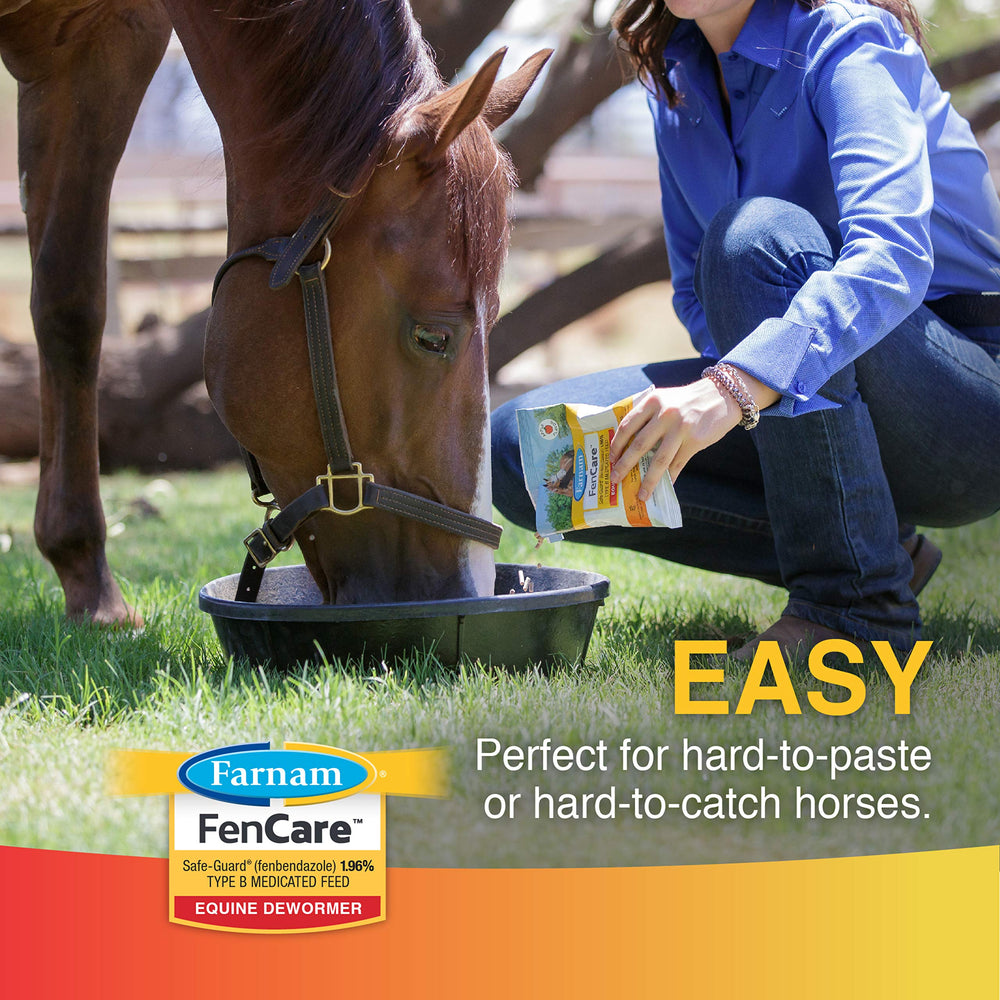 FenCare Safe-Guard cible les ascarids chez le cheval avec praticité.