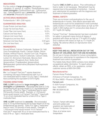 Emballage FenCare Safe-Guard 5 onces prêt à l’emploi pour écurie.