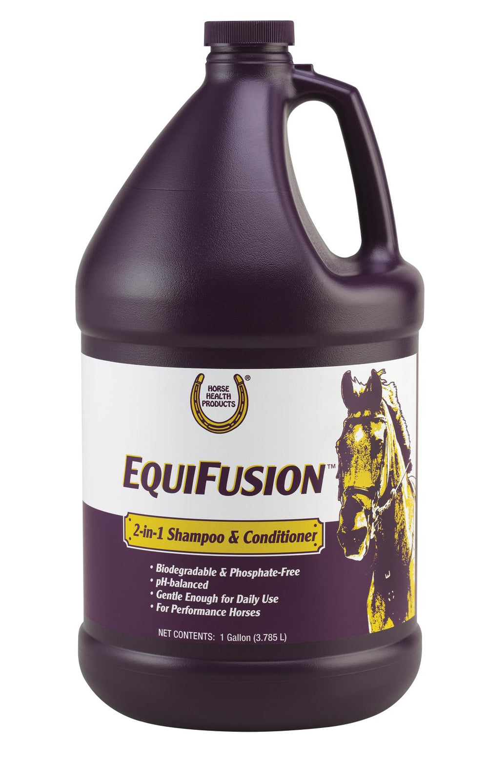 Bouteille Farnam Horse Health 2-en-1 pour chevaux et chiens, soin du pelage en douceur.