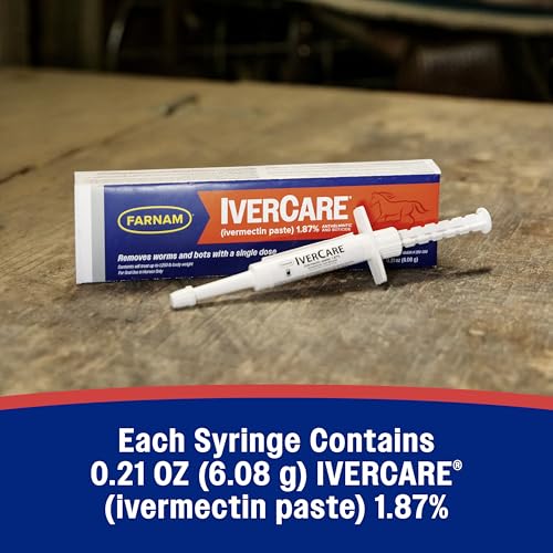 Notice et conseils sur l'emballage Farnam IverCare.