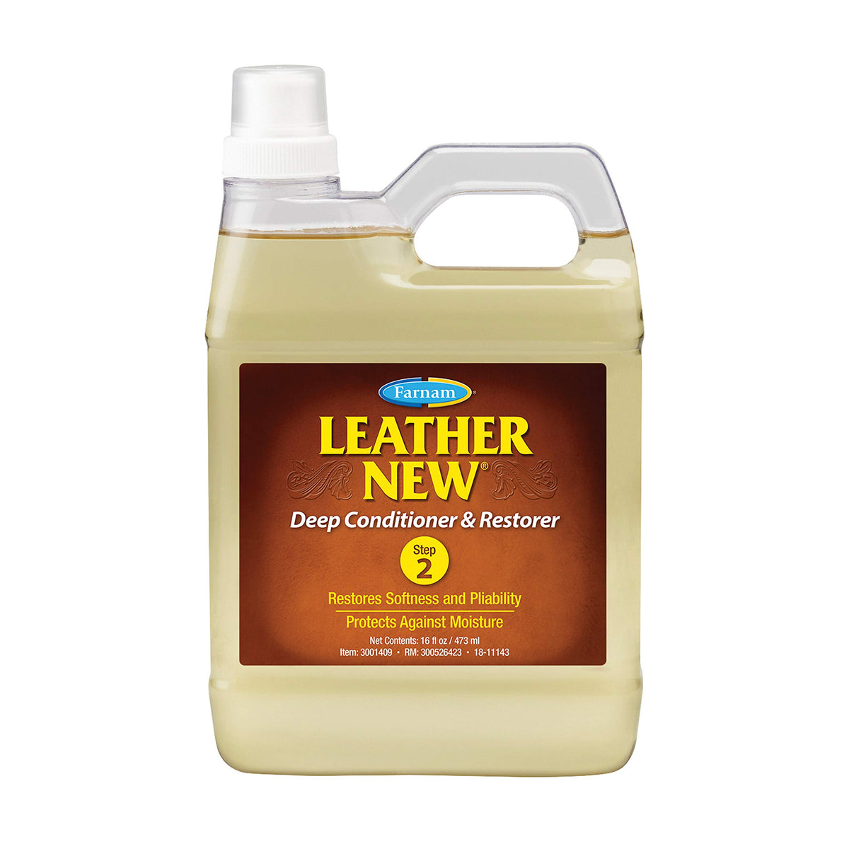 Farnam Leather New : bouteille-produit prête à nourrir et assouplir le cuir