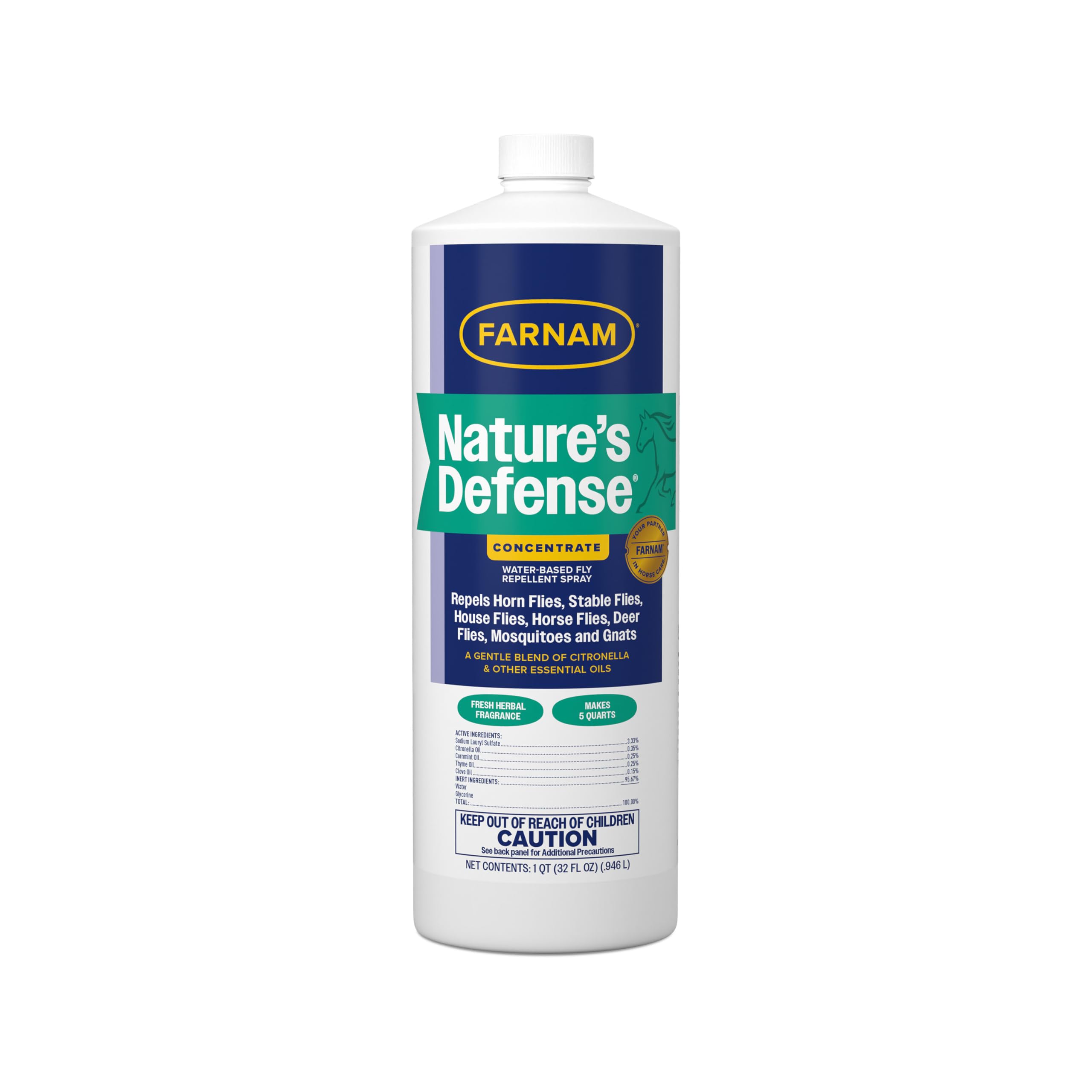 Farnam Nature’s Defense Concentrate : bouteille prête à l’emploi pour le cheval