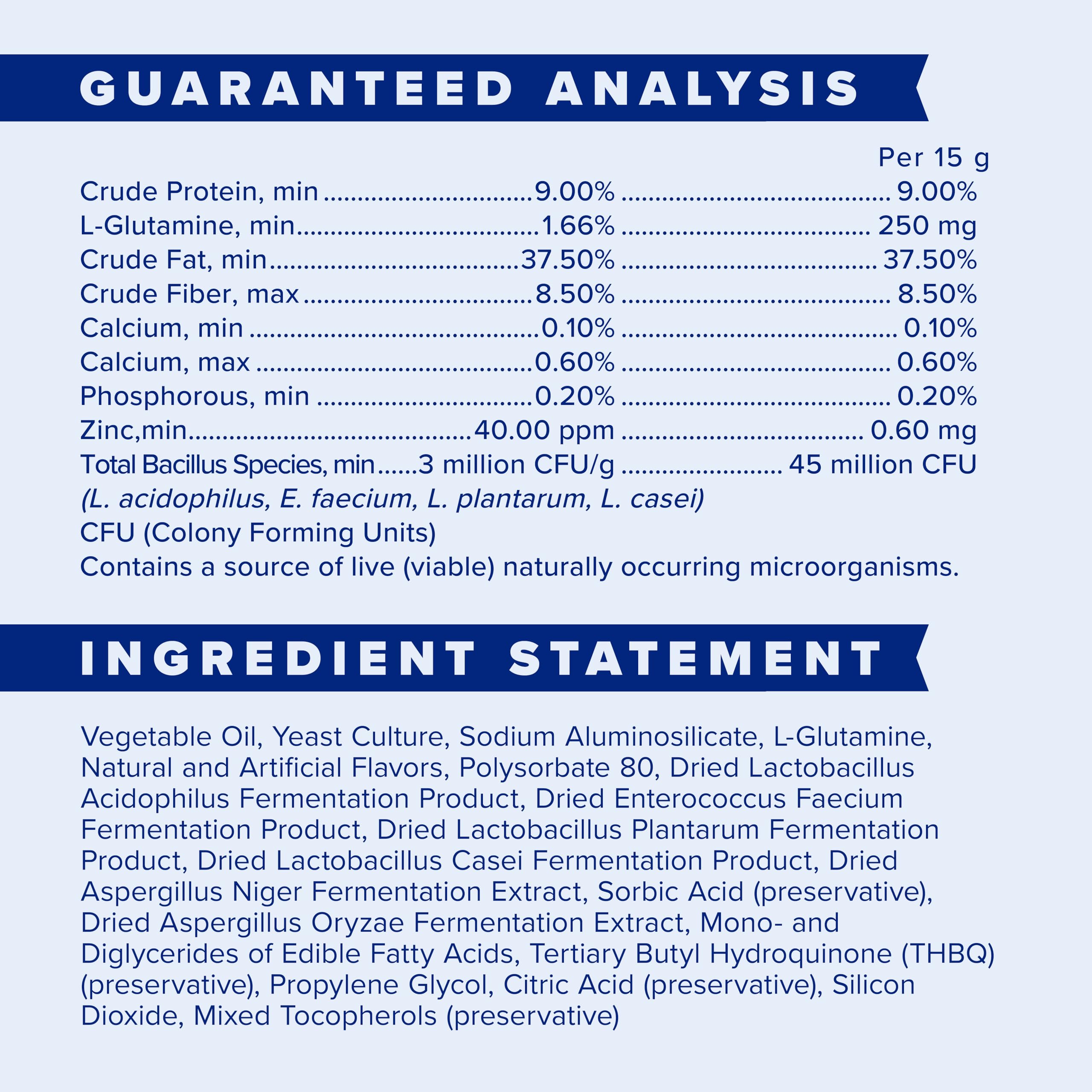 Compatibilité avec Probiotic Powder et d'autres produits Farnam.