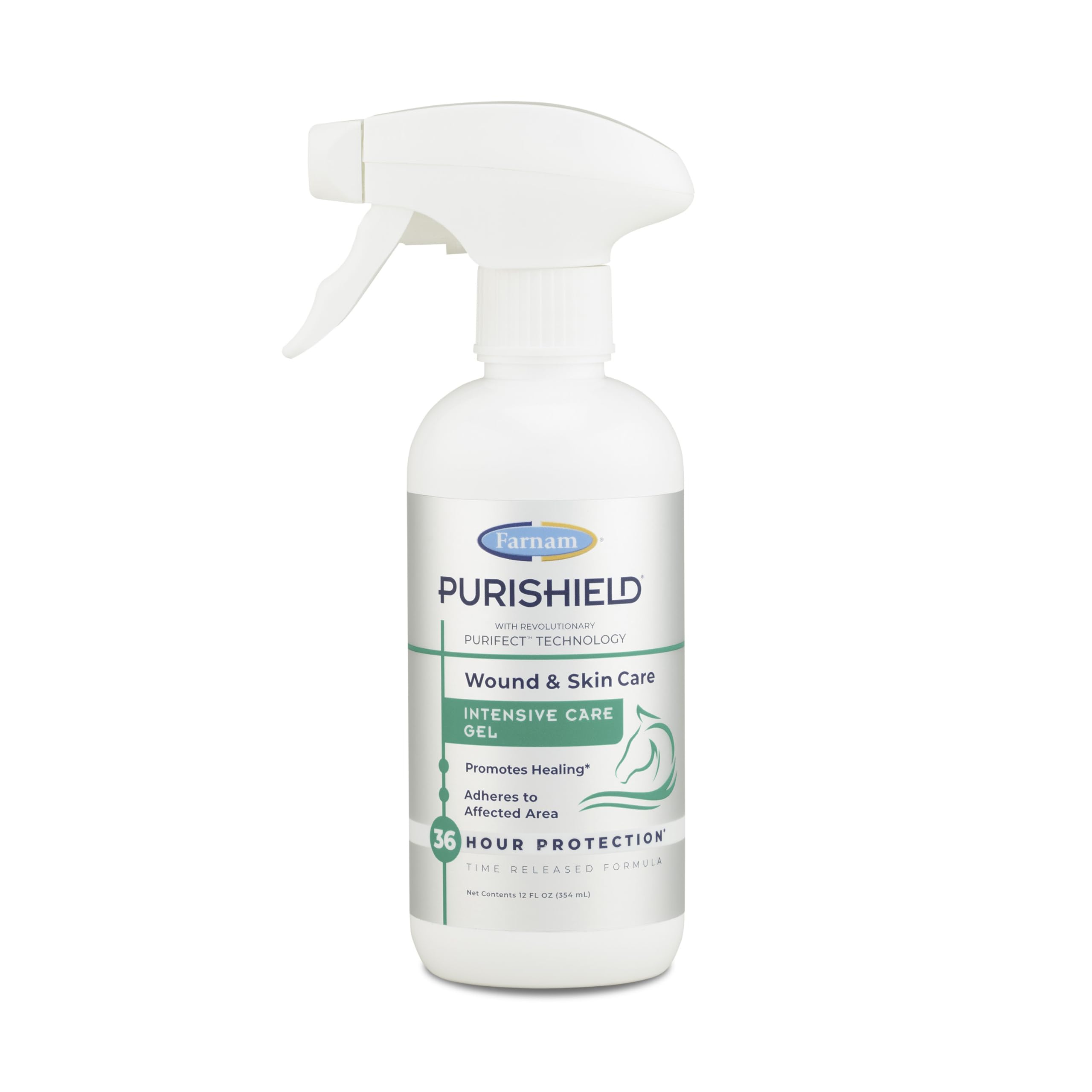 Farnam Purishield Gel – bouteille prête à l’emploi, protection durable.