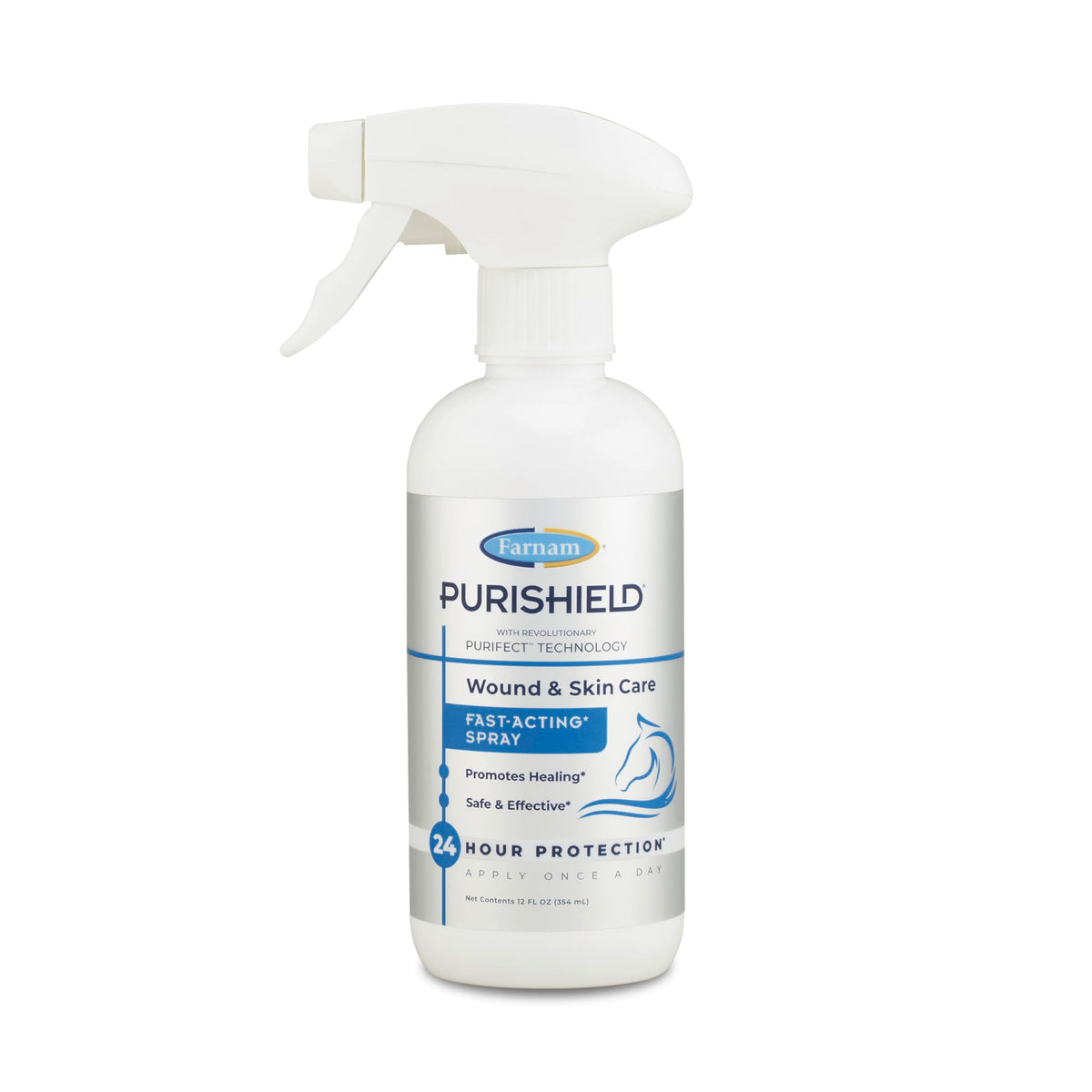 Purishield Spray Farnam: action rapide sur les plaies animales.