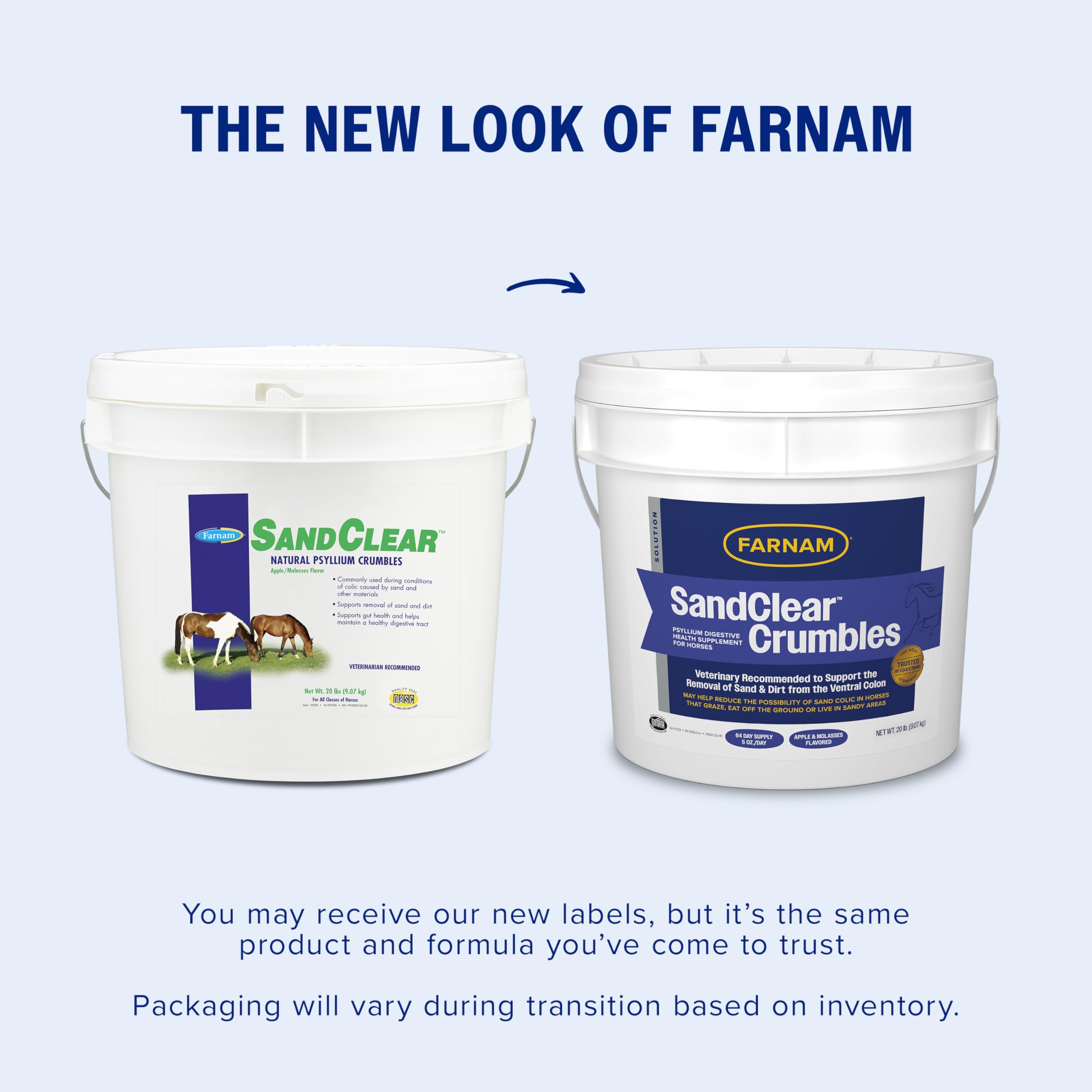 Farnam SandClear Croquettes dose quotidienne facile pour chevaux