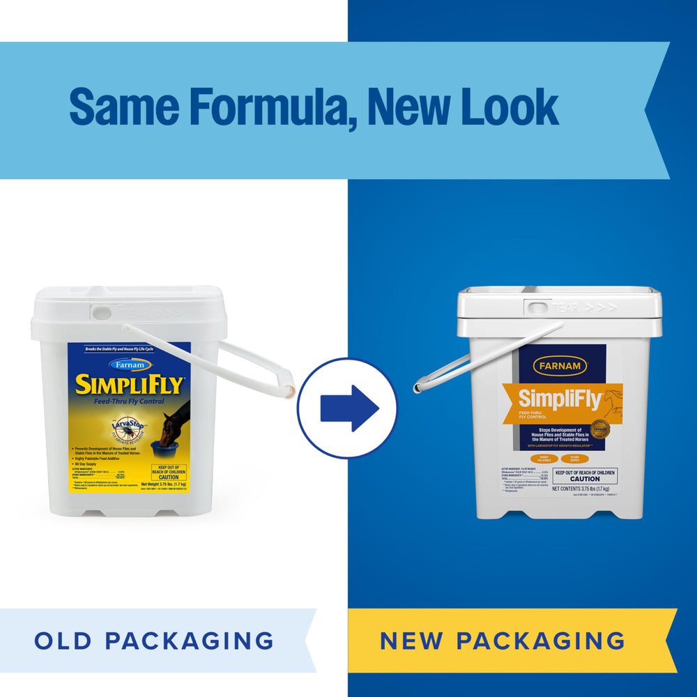 Farnam SimpliFly sachet 60 jours, solution pratique pour le contrôle des mouches.