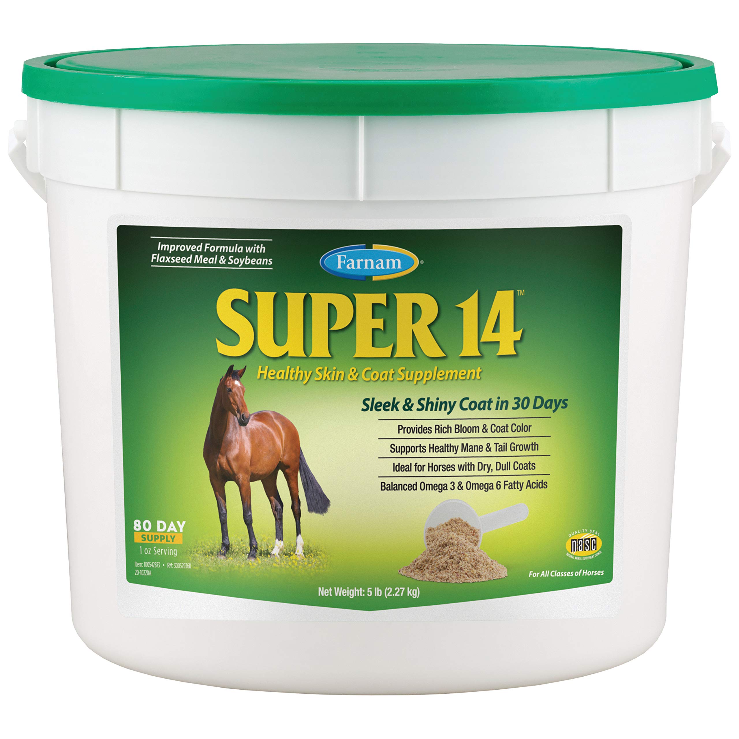 Farnam Super 14: soin-pelage-criniere-queue, résultats durables
