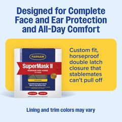Masque Farnam SuperMask II avec oreilles et protection UV