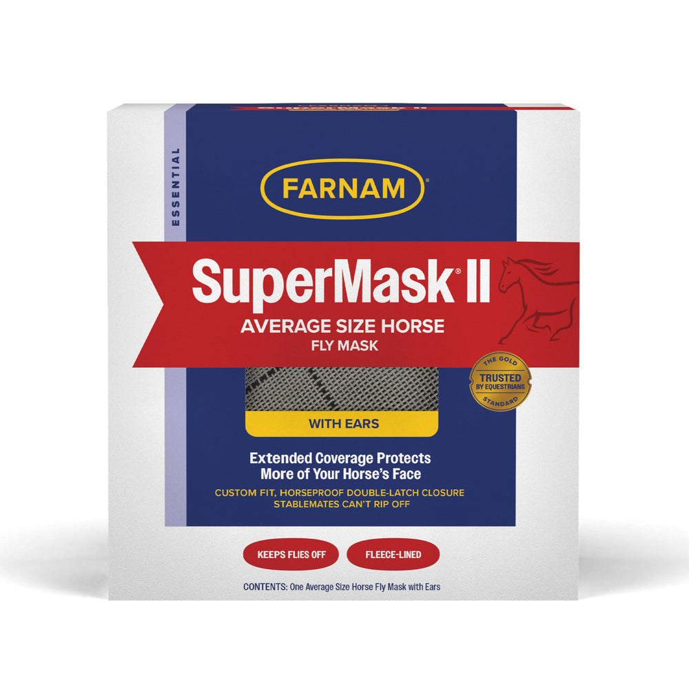 Masque Farnam SuperMask II avec oreilles protège le visage des mouches