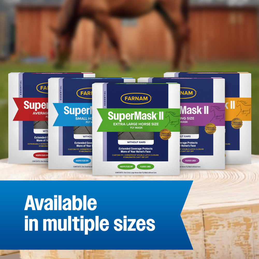 Farnam SuperMask II – disponible en taille XL pour grands chevaux