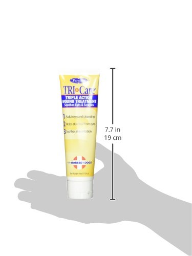 Odeur citronnelle rafraîchissante lors de l’application Farnam Triple Action.