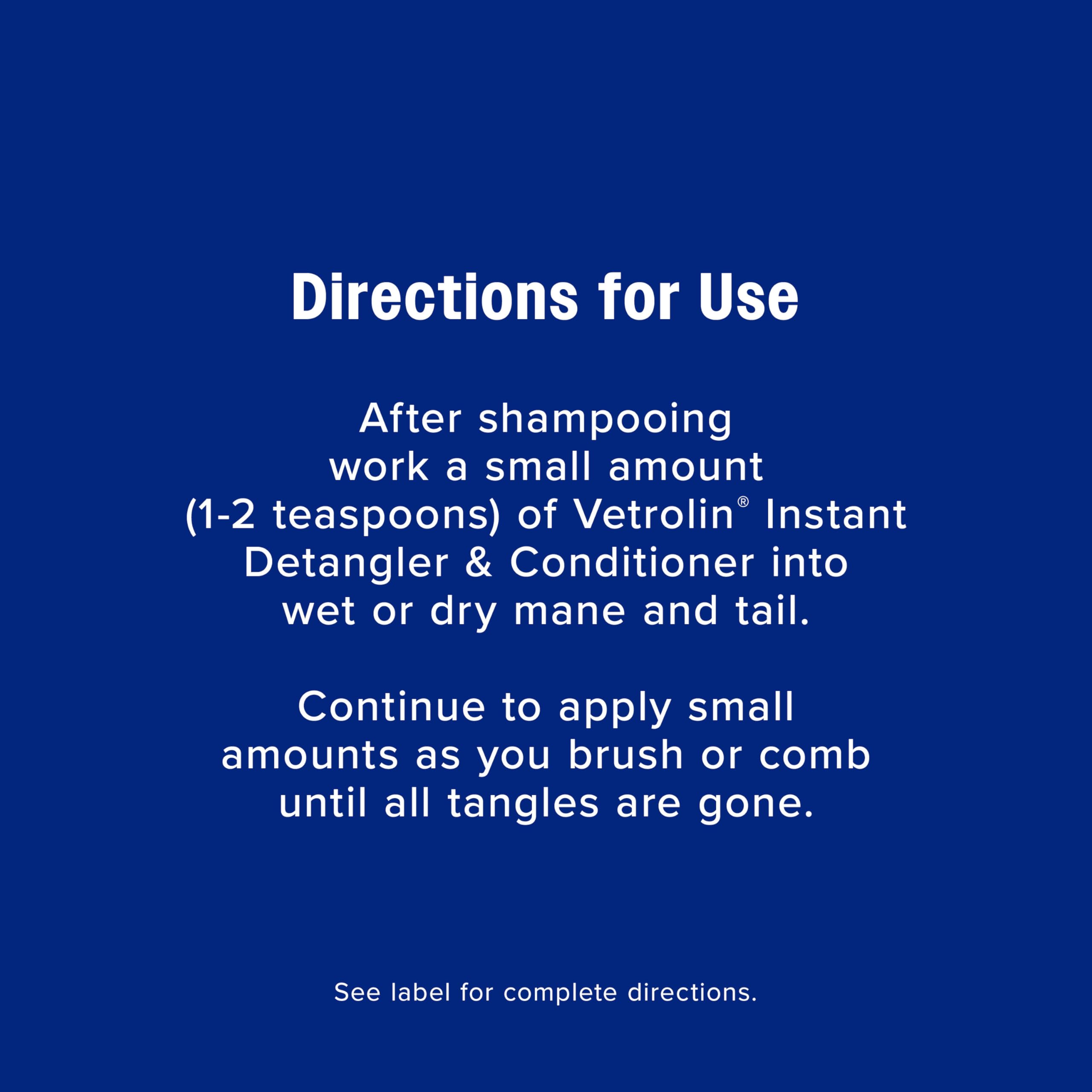 Farnam Vetrolin application-rapide : dose legere suffit pour des resultats visibles.
