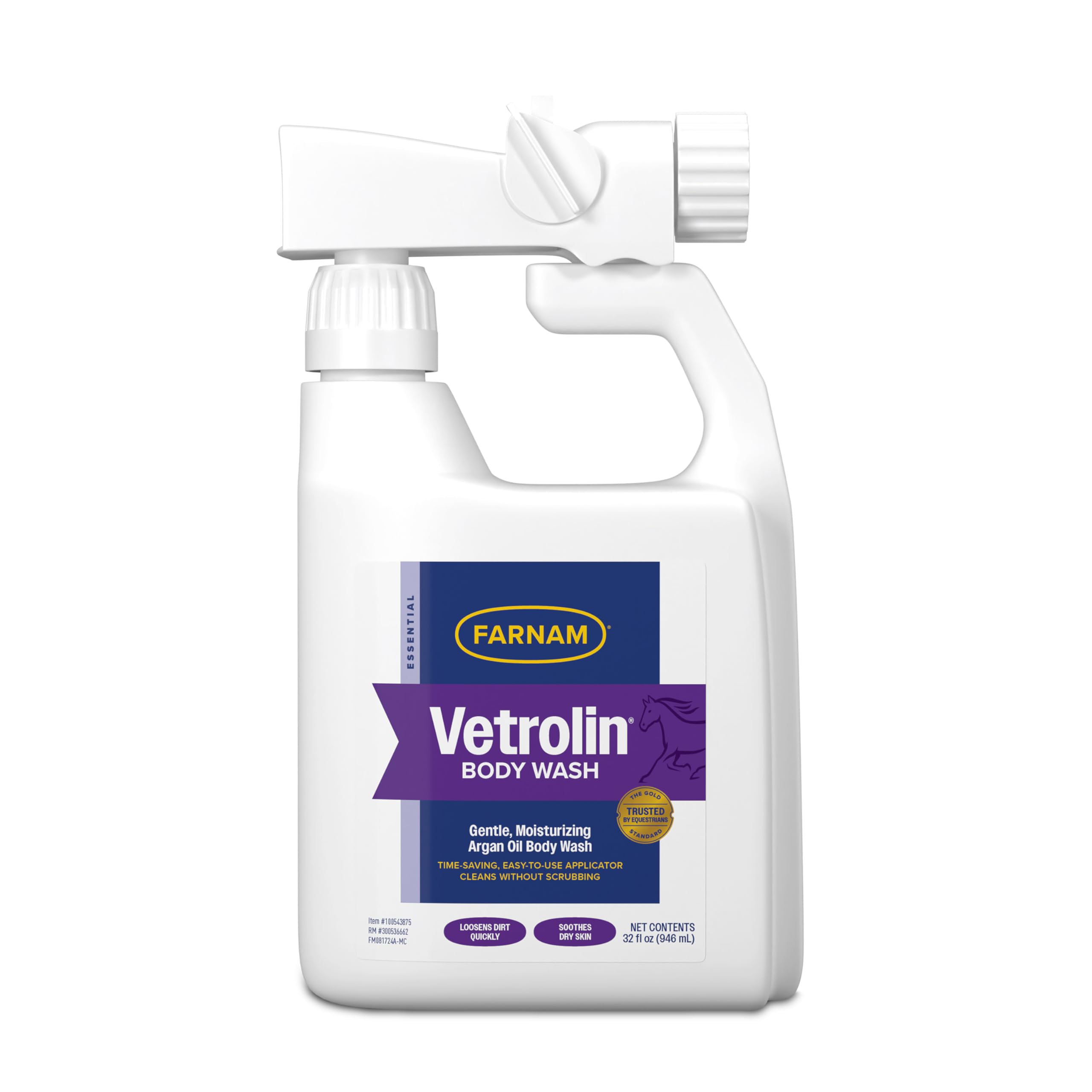 Bouteille Vetrolin Lavage du corps prête à l'emploi.