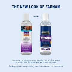 Farnam Vetrolin brillance-criniere : apporte éclat et aspect sain a la criniere.