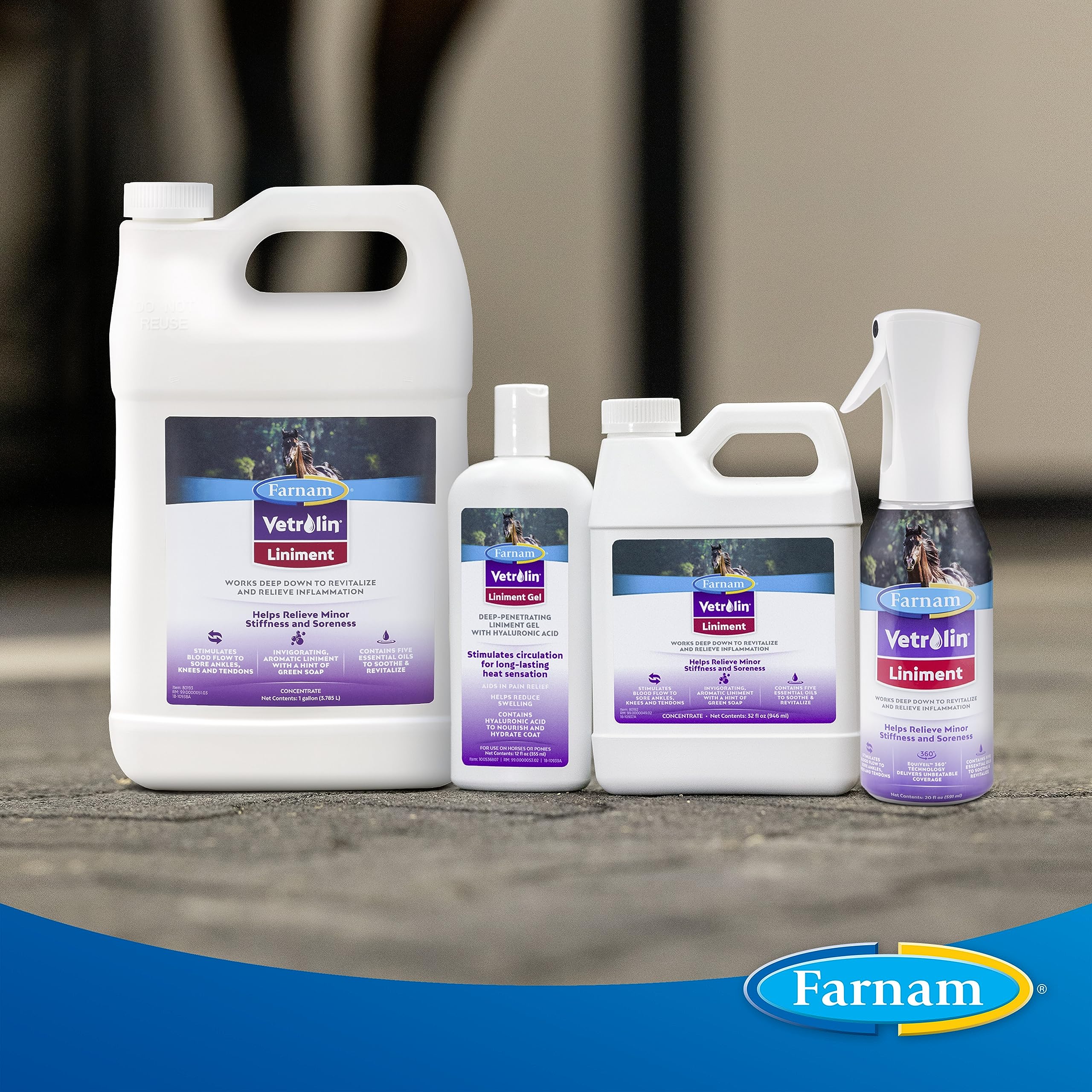 Vetrolin Farnam – formulation concentrée et économique pour dilution et lavage.