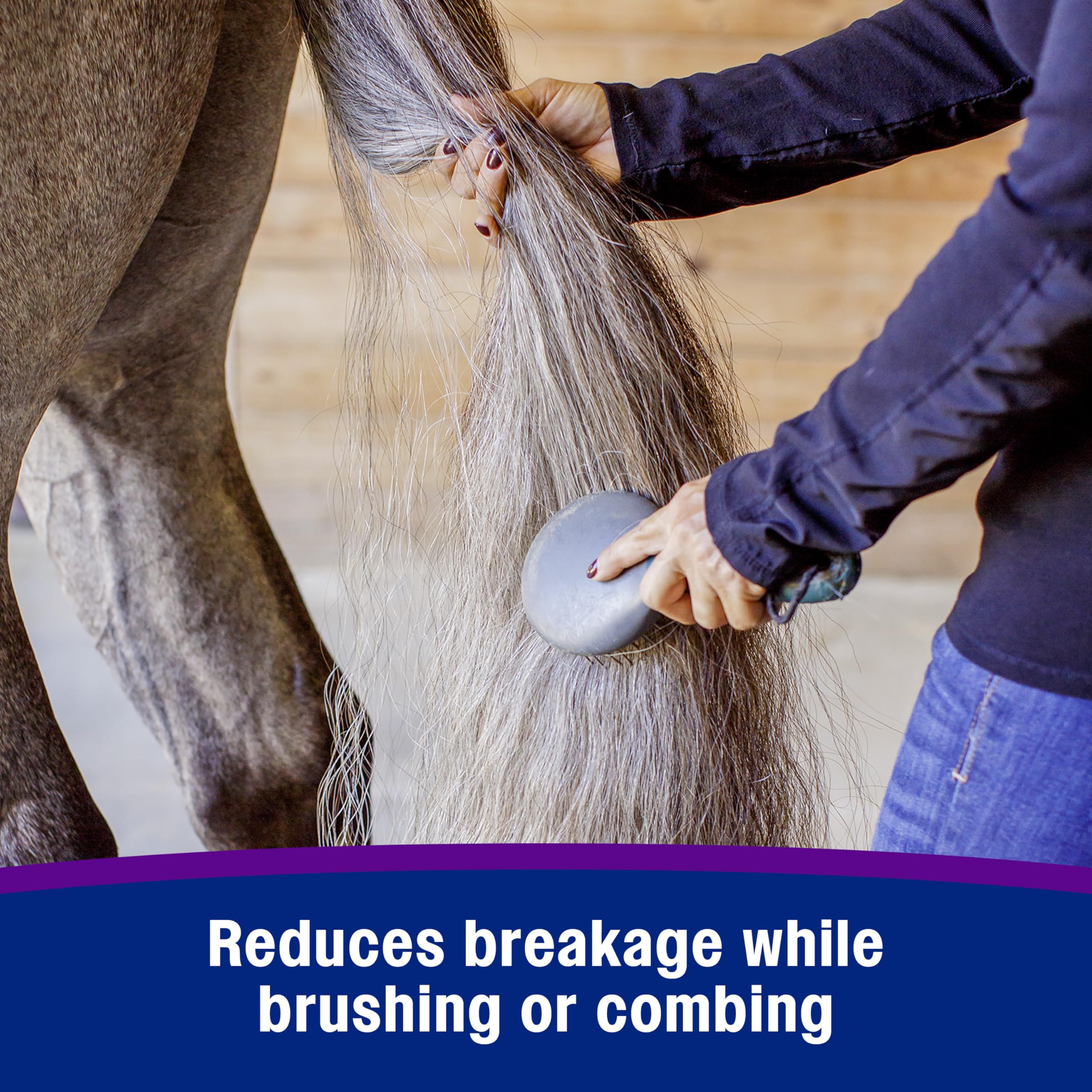 Farnam Vetrolin reduction-casse : aide a limiter la casse pendant le brossage.