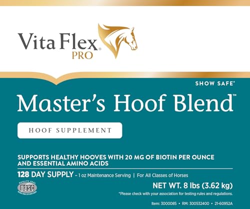 Dose cuillère Vita Flex Master’s Hoof Blend facilitant la prise journalière.