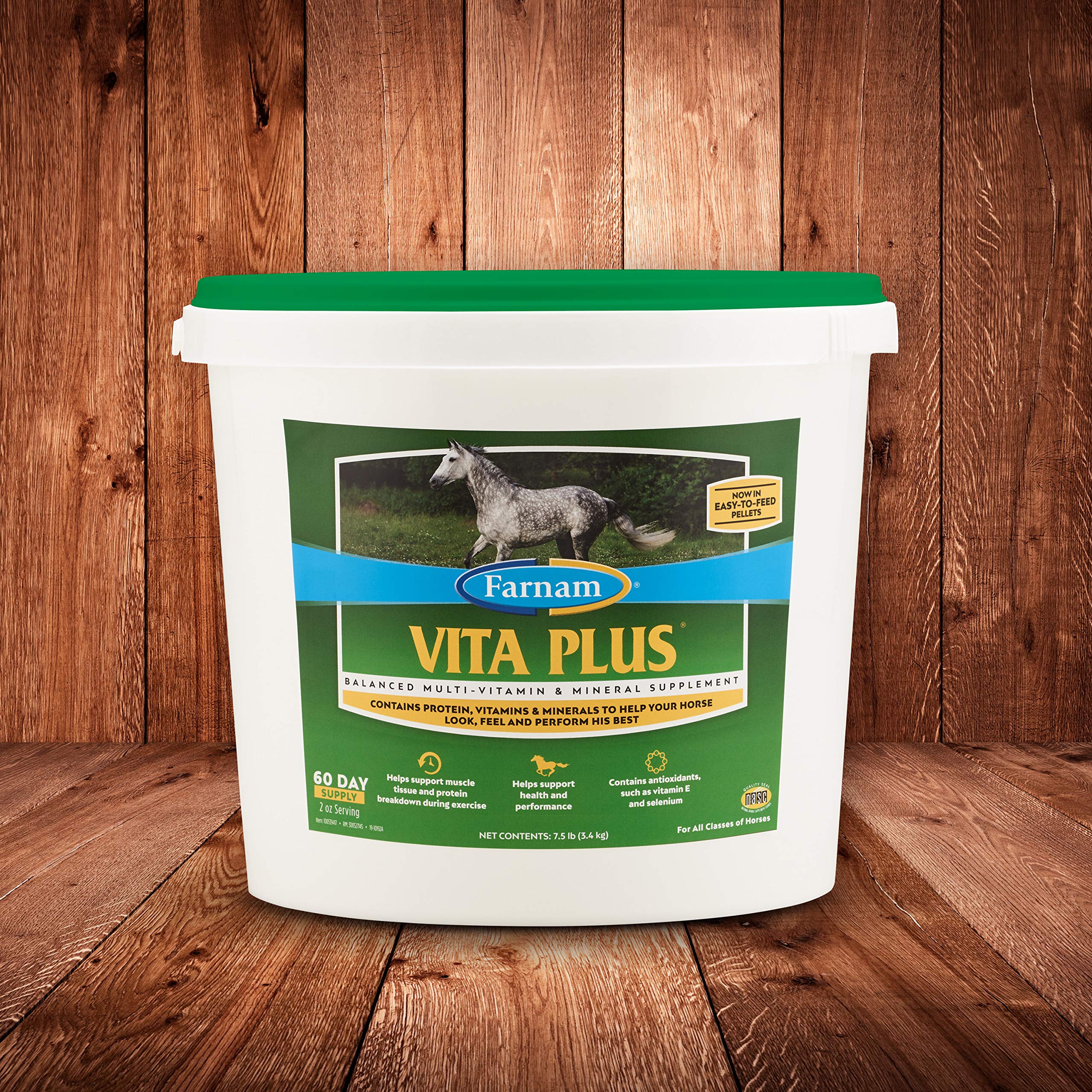Farnam Vita Plus : bouteille pratique pour dosage quotidien et rangement facile.