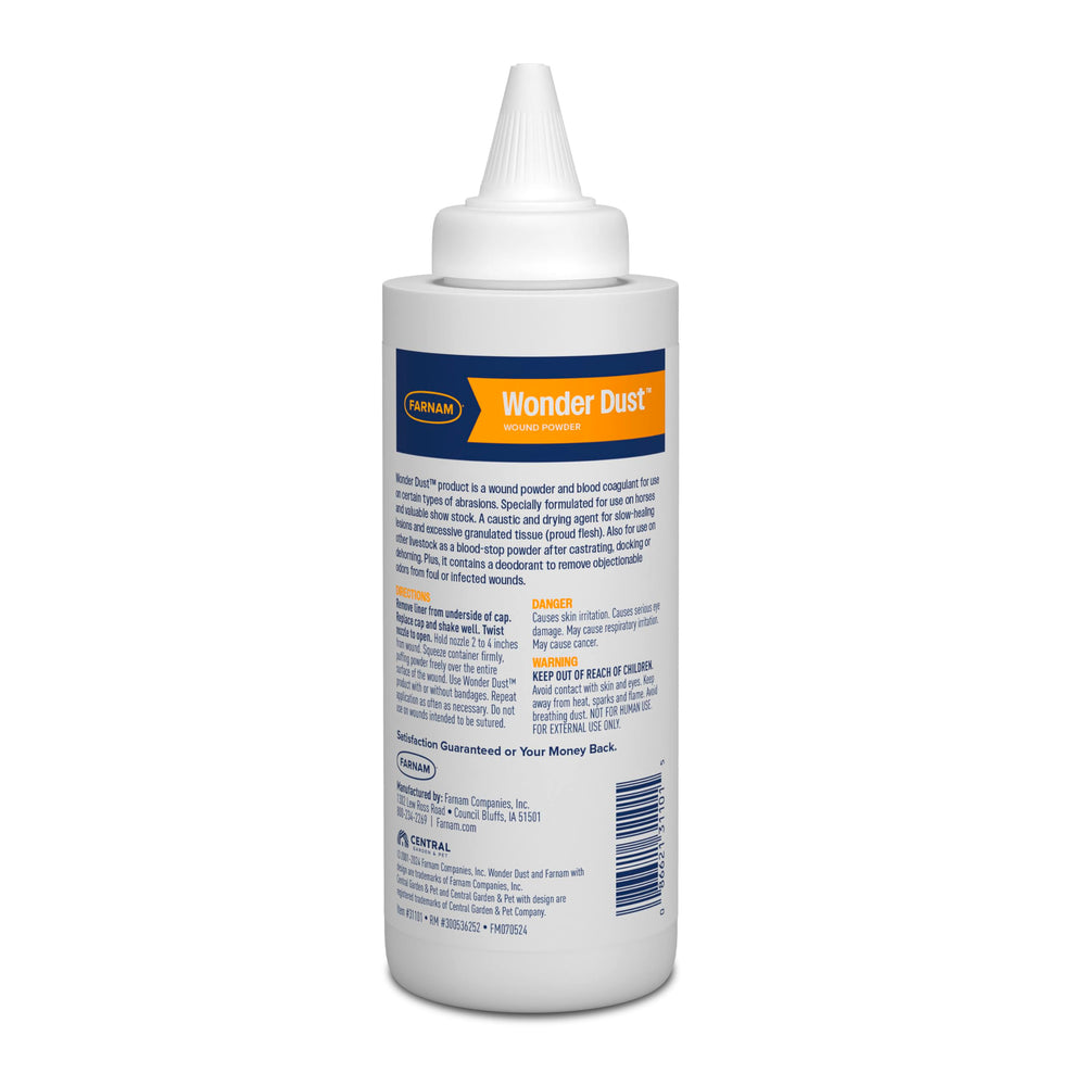 Soin rapide et pratique avec Farnam Wonder Dust pour les premiers secours.