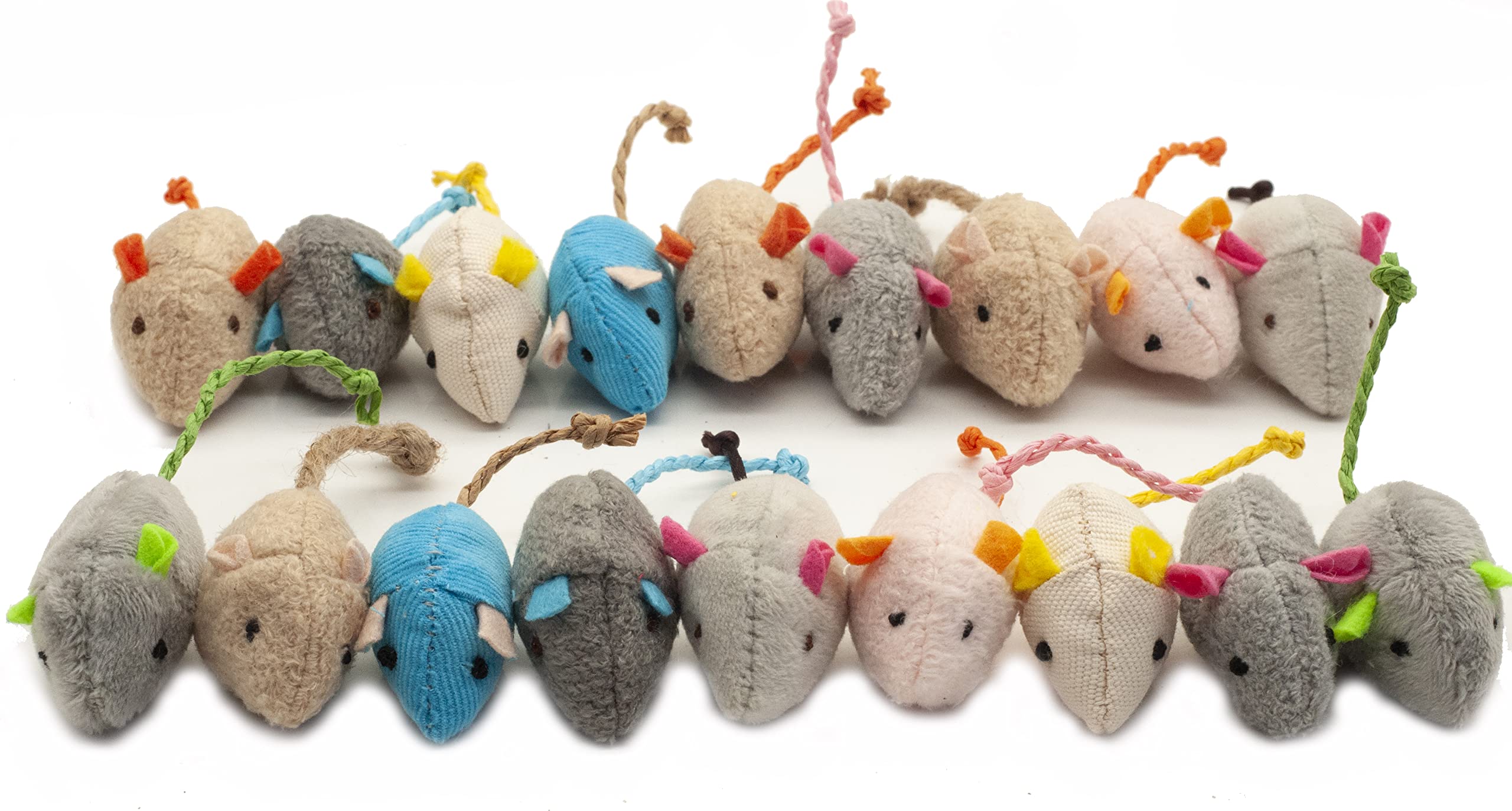 Souris peluche Fashion's Talk avec herbe à chat, idéal pour intérieur.