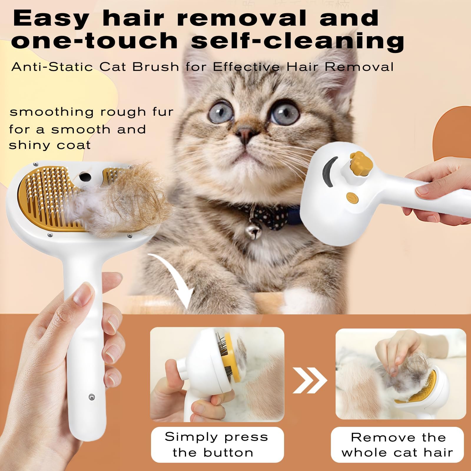 Fashionari brosse-vape-soin-peau-et-poil protège la peau et rend le pelage plus doux.