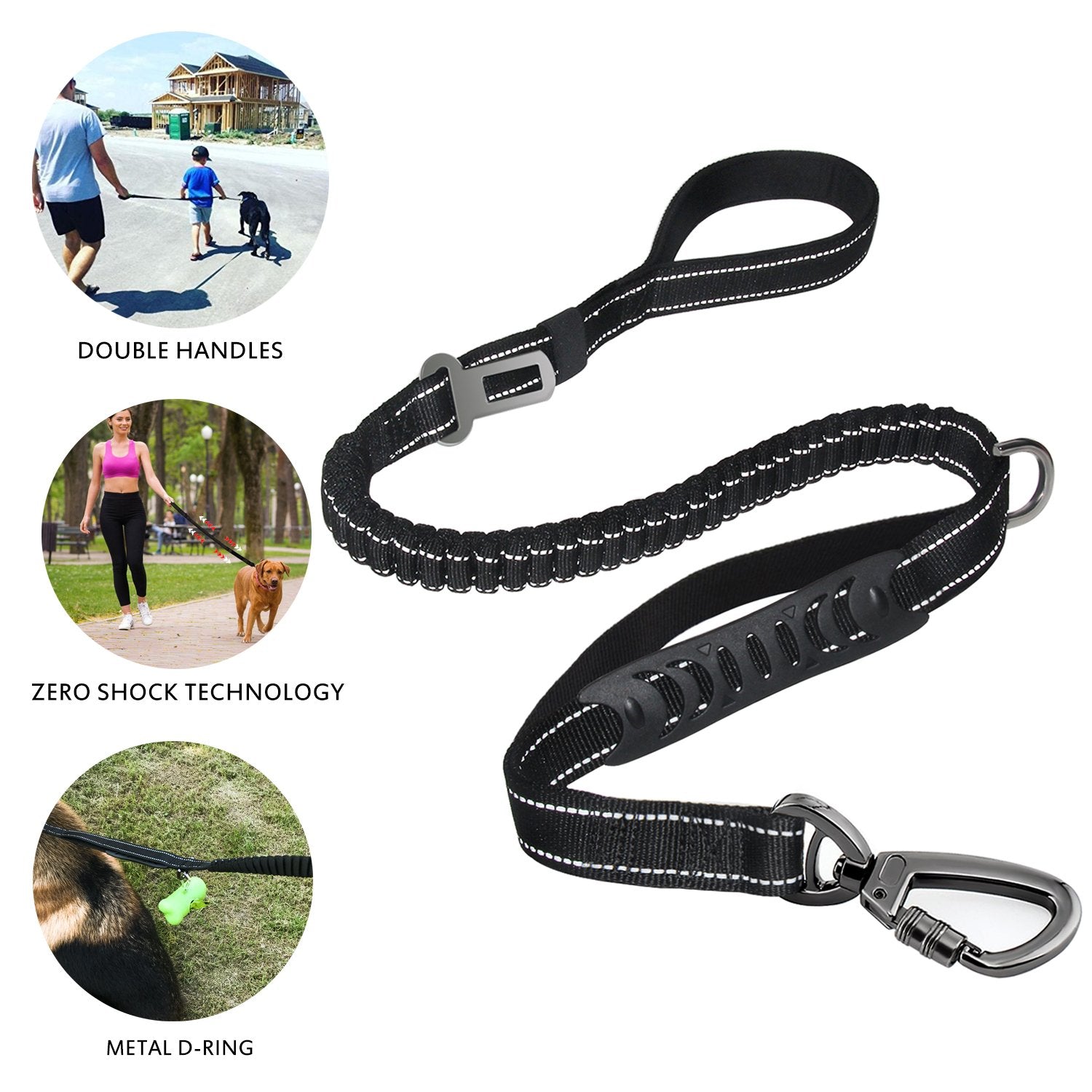 Fashion&cool laisse traction limitée pour promenades urbaines