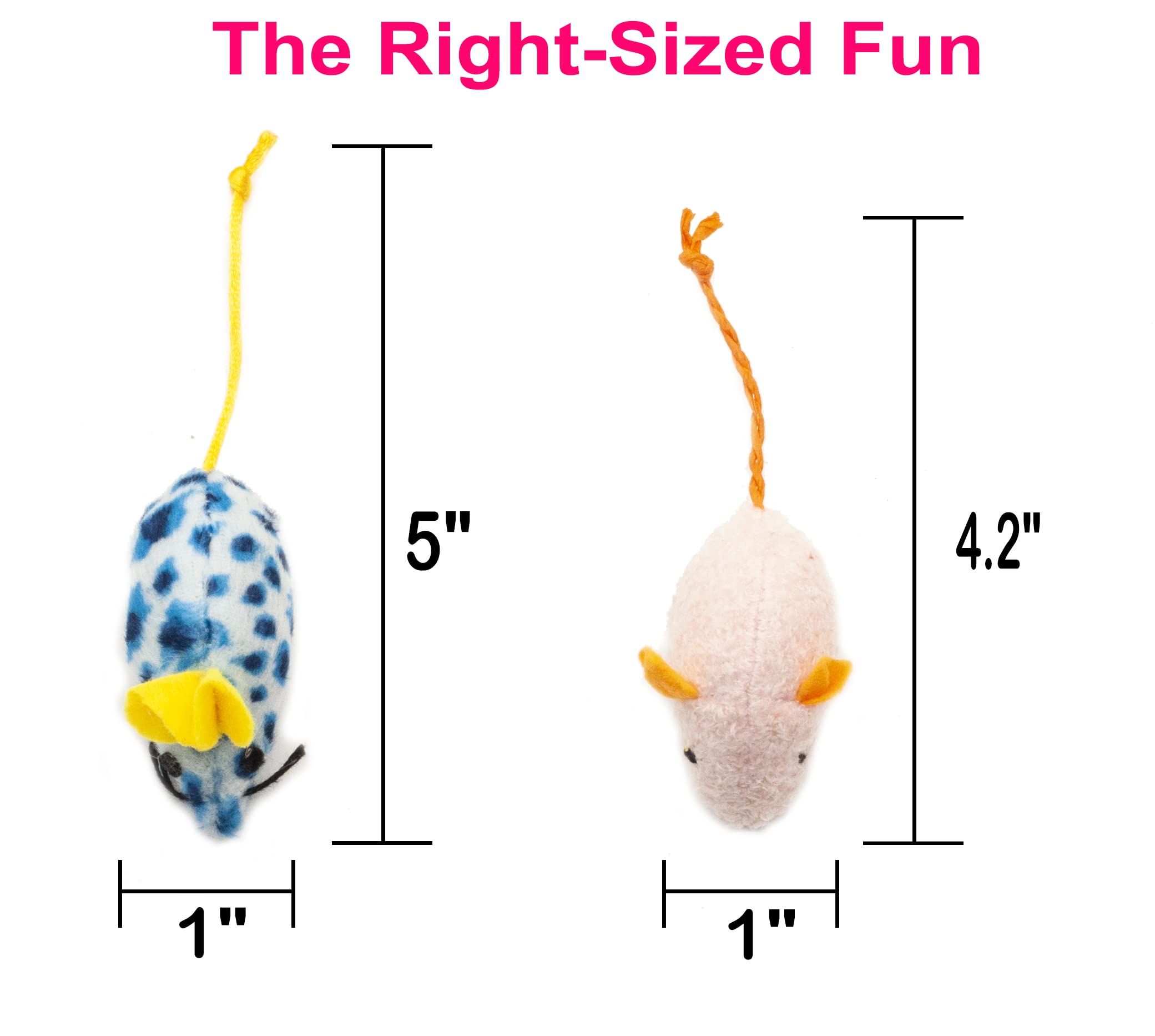 Fashion's Talk Souris peluche, couleurs variées pour éveiller l’intérêt.