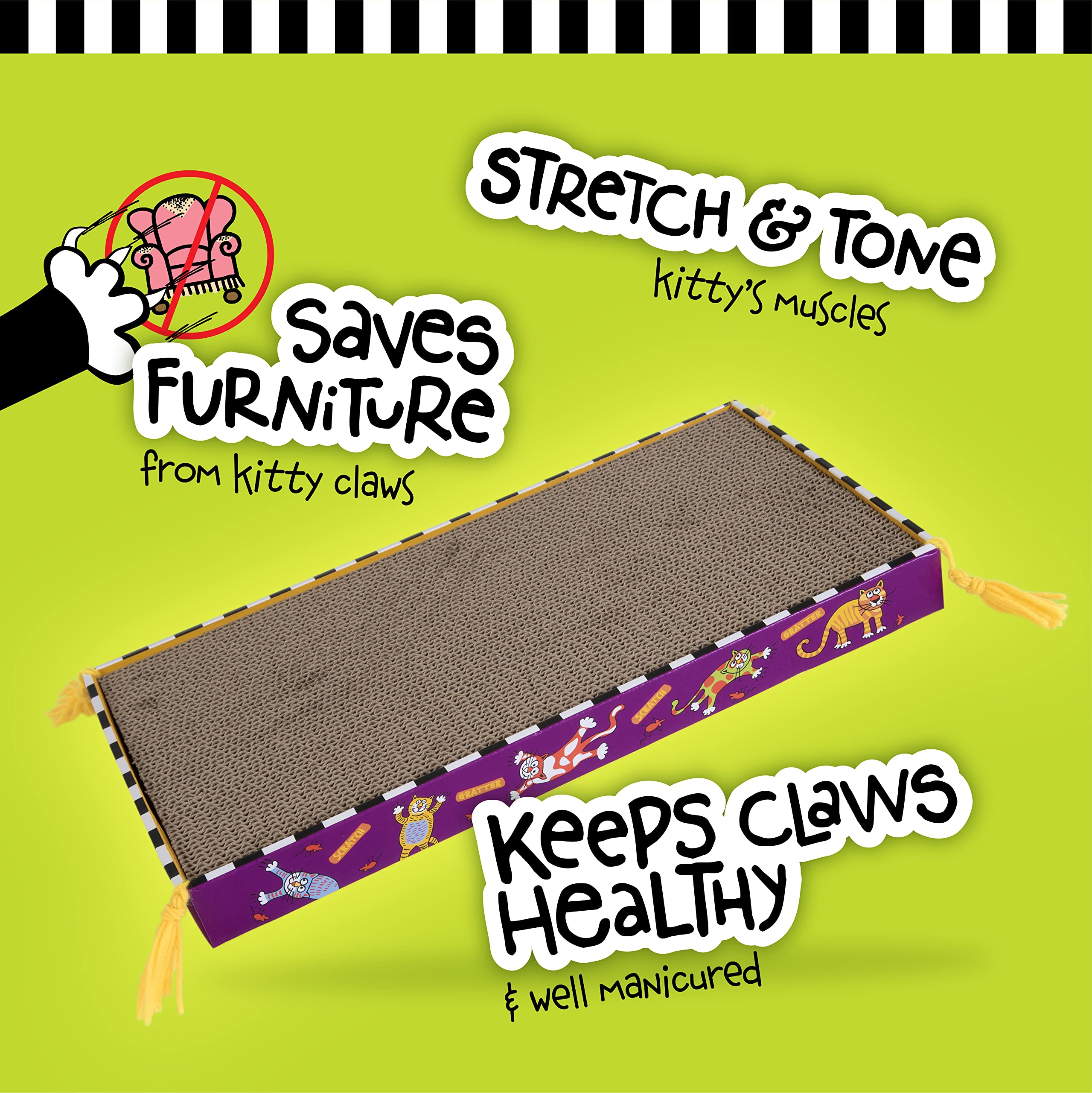Fat Cat Big Mama's carton recyclable et réversible pour double usage